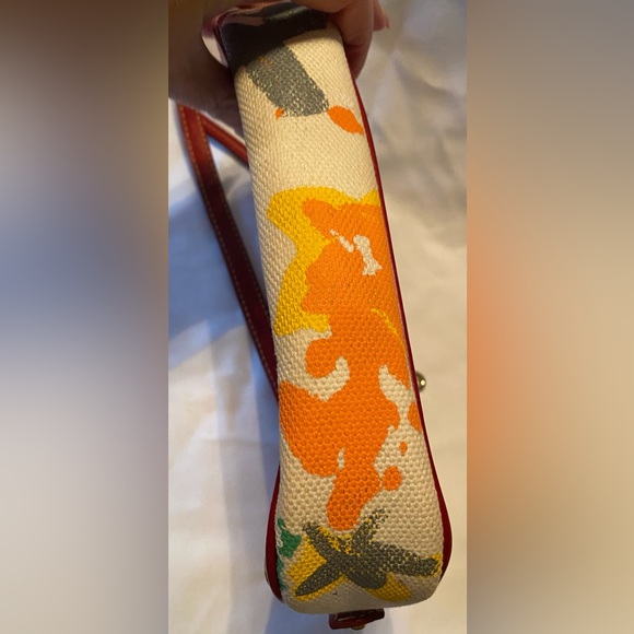 Dooney & Bourke Retired Paint Splatter Satchel Purse EUC - Picture 8 of 12